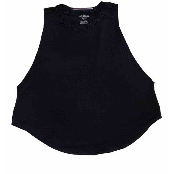 Fourlaps 4Laps Curve Tank -Muscle Tee Tank Top Activewear Black, Size M - Picture 1 of 7